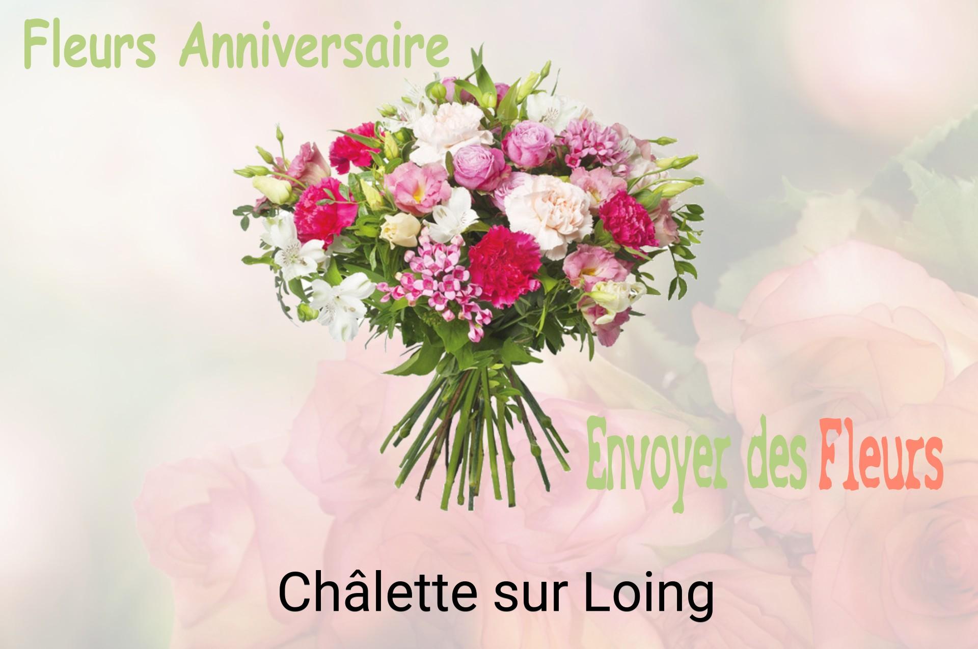 Bouquet de fleurs d’anniversaire livré à Châlette-sur-Loing